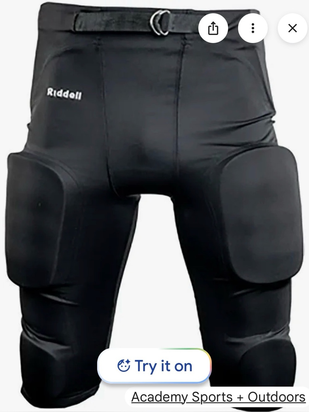 Riddell Padded Football Pants (Or Football Girdle/Integrated Pants) adult XLarge